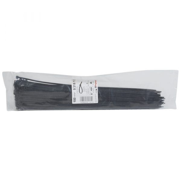 Хомут (стяжка)  пластик  4.6 х 430  черн.  (100шт)  Colring  LGR 031813