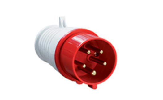 СР Вилка 025, переносная, 3Р+PE+N, 32А, 380В, IP44  (ЭТ)