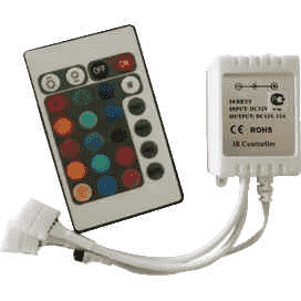 Контроллер Ecola LED strip RGB IR controller 144W 12V 12A с инфракрасным пультом управления