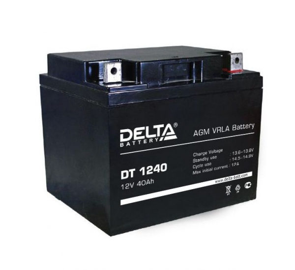 Аккумулятор DELTA DT 1240  12V 40Ah (кратно 1)
