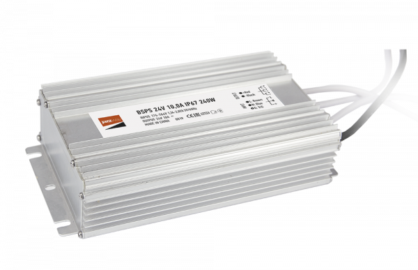 Драйвер BSPS 24V 10A=240W  IP67 3г.гар.Jazzway