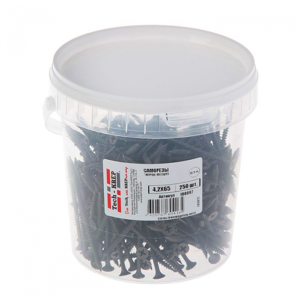 Саморез ШСГМ 4,2х65 (250 шт) - ведро Tech-Krep