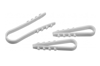 Дюбель-хомут 19-25 круглый белый полипропилен Navigator 82 311 NCU-19-25-65-100-WH (100 шт/упак)