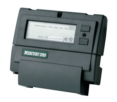 Счетчик Меркурий 200.04 5-60А DIN, ЖКИ CAN PLC 1-фазный 2 тарифный