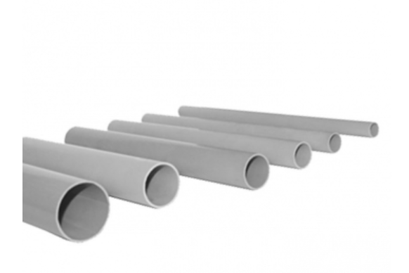 Труба ПВХ 16мм жесткая гладкая легкая серая EKF (156м/уп),3м (кратно 3)