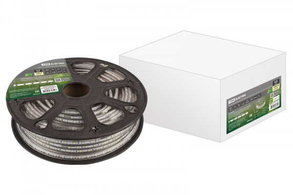 Лента  IP67  220V   4,8Вт/м  3000К  SMD2835-60 LED/м-220 В-4,8 Вт/м-IP67-3000 K (30м) TDM (кратно 30)