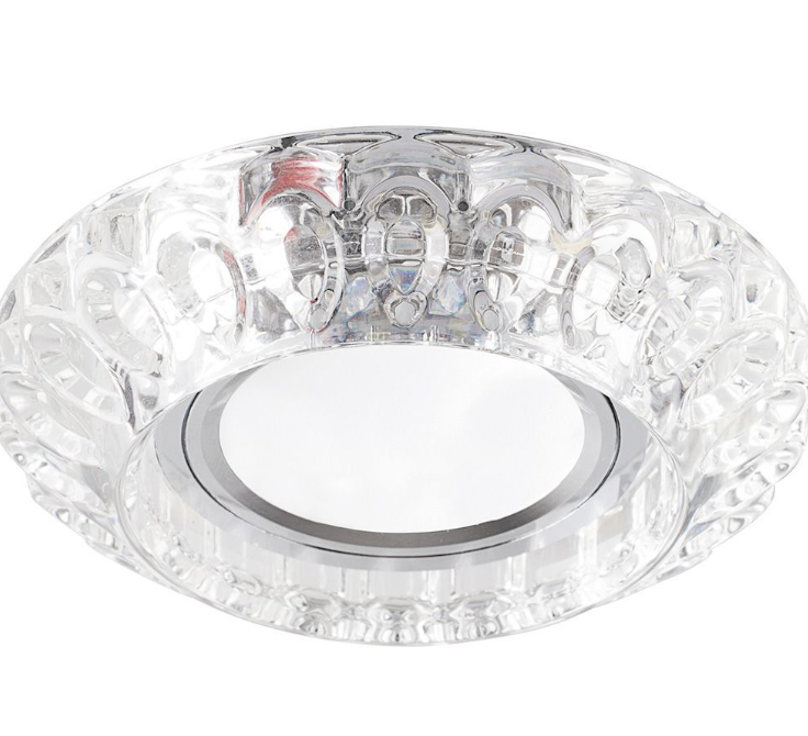 Светильник точечный Feron CD987 15LED*2835 SMD 4000K, MR16 50W G5.3, прозрачный