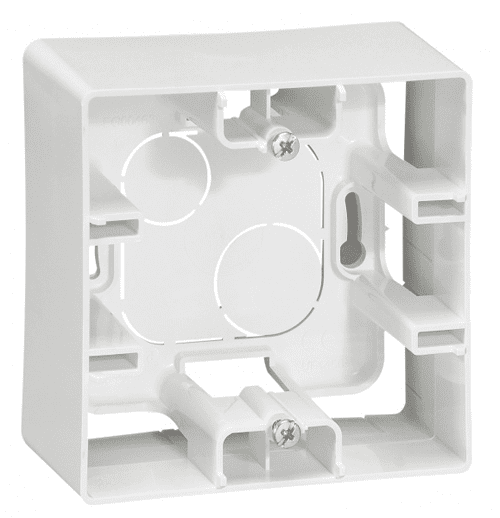 Legrand  Etika  Белый Коробка 1-местная накладная 672510