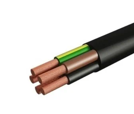 ПВС 5х1,5 провод  медный чёрный (кратно 10)