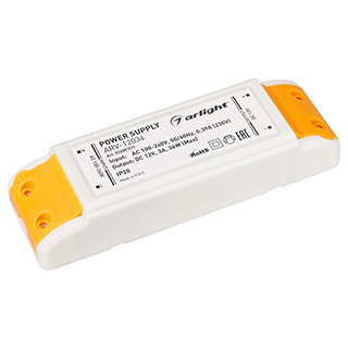 Arlight Драйвер 12V 36Вт IP67 140x25x48 ARV-12036 (12V, 3A, 36W)