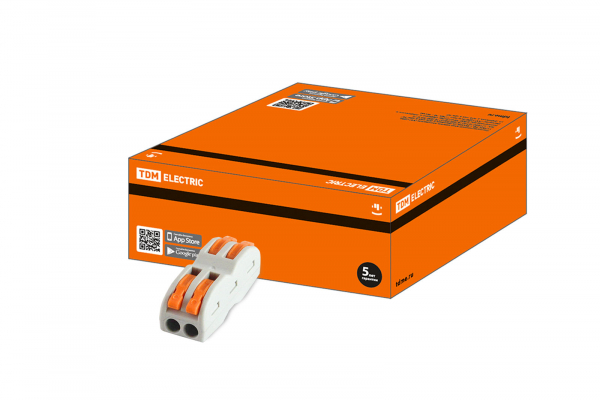 Соединительная проходная клемма СК-412-2 (2,5мм2) TDM (кратно 80)