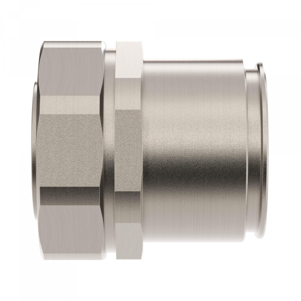 Муфта металлорукав DN 40-жесткая труба д.40мм, IP66/IP67, никелированная латунь, DKC 6117-40