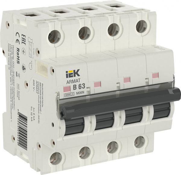 ARMAT Авт. выкл. M06N 4P B 63А IEK