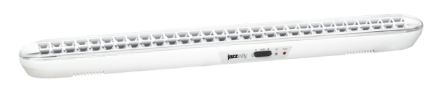 Светильник аварийный Jazzway Accu91-L60-wh  60 LED  600х51х50 белый 2ч. DC постоянный