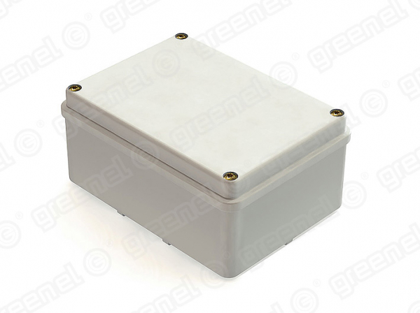 Коробка приборная наружного монтажа 150х110х85мм, с гладкими стенками, IP44 (30шт)