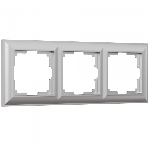 Werkel  Fiore  Серебро Рамка 3-местная WL14-Frame-03/ a038847