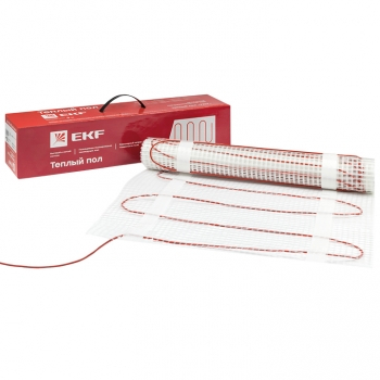 Теплый пол (мат нагревательный) "Уют" 15 кв.м. 2250 Вт EKF PROxima