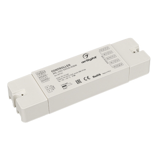 Arlight Контроллер ARL-4022-SIRIUS-RGBW (12-24V, 4x6A, 2.4G) (ARL, IP20 Пластик, 2 года)