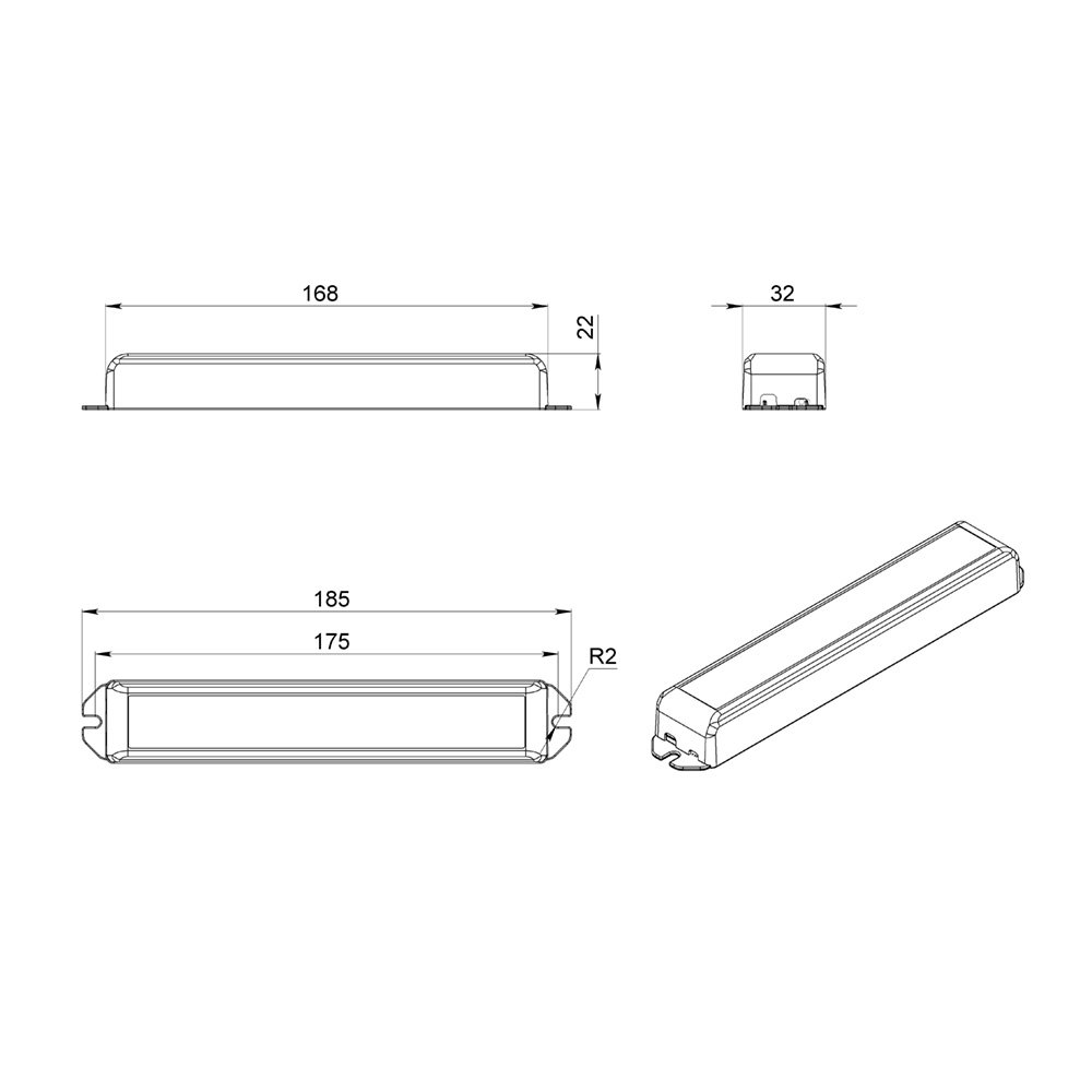 Габаритный чертёж