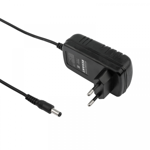 Источник питания 110-220V AC/12V DC, 2А, 24W с DC разъемом подключения 5.5*2.1, без влагозащиты (IP23) 200-024-3