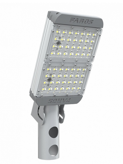 Светильник FAROS ДКУ 50Вт 5000К 6315Лм 250х153х80 IP66 серый FP 150 50W 5000K 150x55 гр N