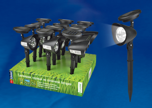 Uniel USL-C-691/PT270 FLASH SET12 на солнечной батарее, в составе набора из 12шт. Белый свет. 1*AA Ni-Cd аккумулятор