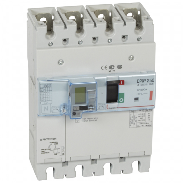 Дифференциальный автомат  4П 200А  Legrand  DPX3 250  36кА 420258 .