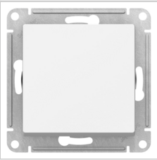 AtlasDesign  AQUA Белый Переключатель 1-клавишный IP44, схема 6, 10АХ, механизм ATN440161