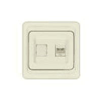UNIVersal  Валери Слоновая Кость Розетка компьютерная 1-местная RJ45 1A СП Б-В0035 Б-В0035