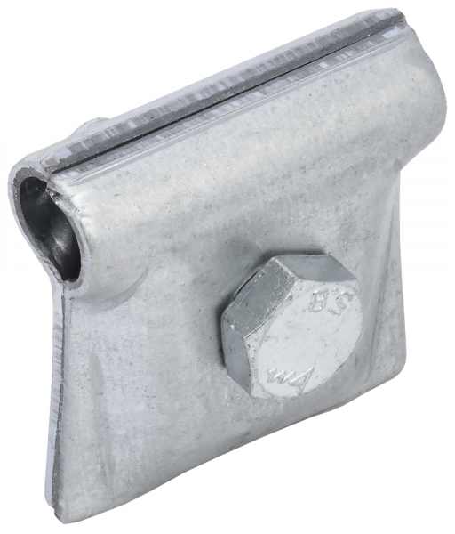 Зажим соединительный круглого проводника 6-12мм оцинкованная сталь IEK