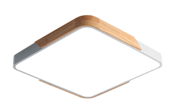 Светильник Jazzway PPB Sсandic-S 72w DIM 3000-6500K WH/W с деревянной планкой IP20 440*440*55