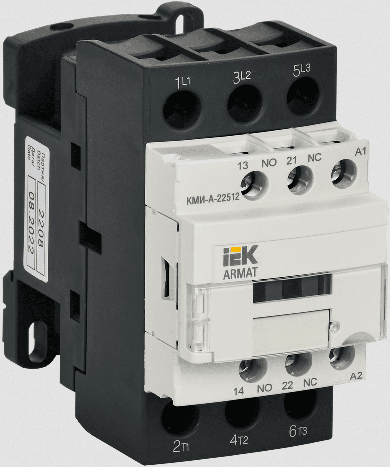 ARMAT Контактор КМИ-А-22512 LC1D 25А 230В/АС3 1НО/1НЗ IEK