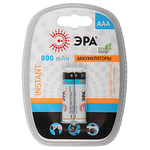 Аккумулятор ЭРА HR03-2BL 800mAh Instant (кратно 2)