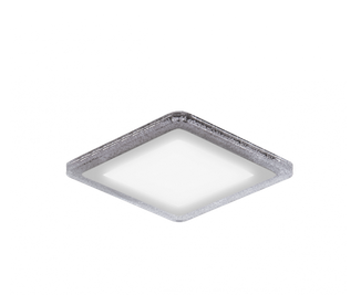 Светильник светодиодный встраиваемый Gauss Bubbles BL325 Квадр. 12+4W, LED 4000K, 1200лм,192x192мм, Ø160
