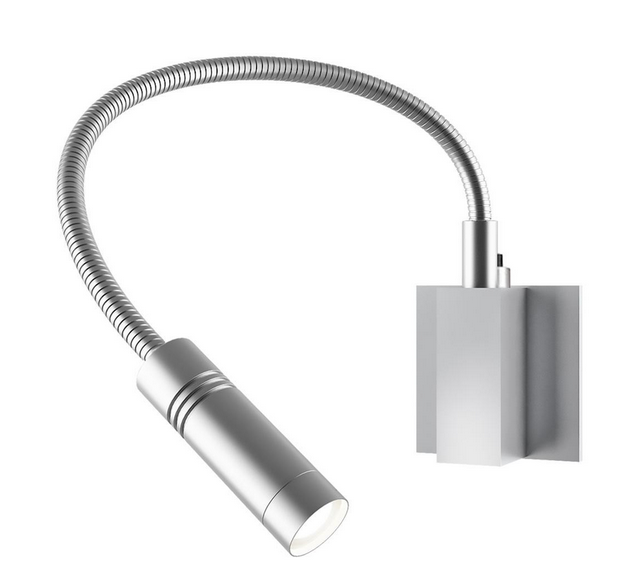 Светильник настенный Lightstar 808619 (MB337-1) MURO LED 3W 190LM ХРОМ 3000K (в комплекте)