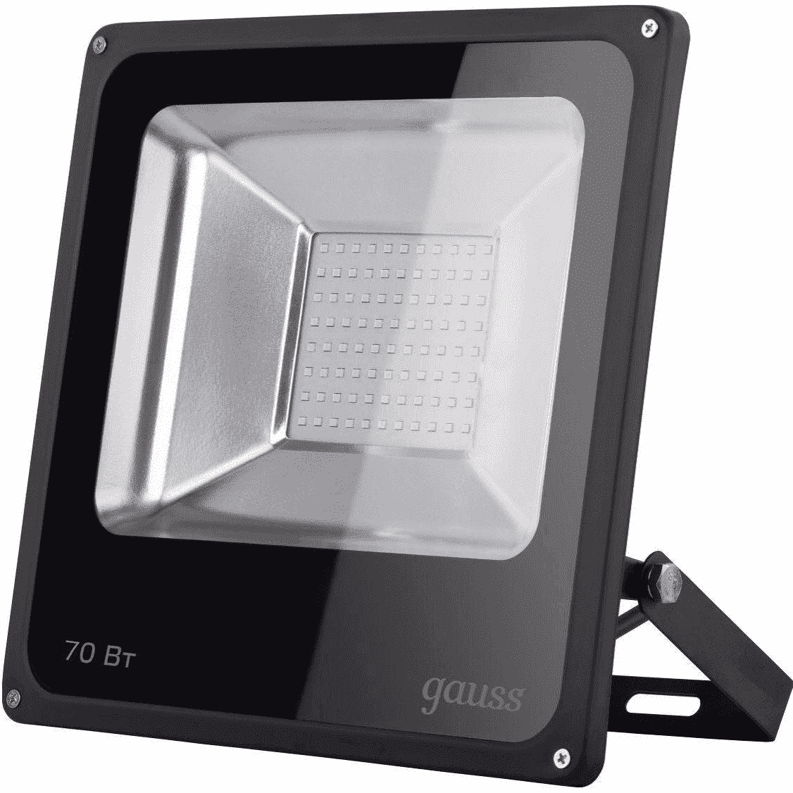Прожектор светодиодный Gauss LED 70W IP65 7200К черный