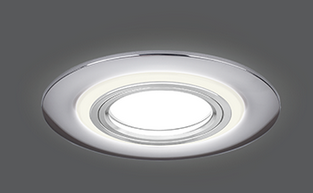 Светильник Gauss Backlight BL140 Кругл. Хром. Gu5.3, 3W, LED 4000K 1/40