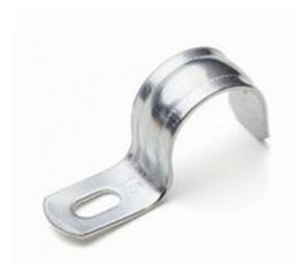 Скоба металическая однолапковая d10-11mm Уралпласт (кратно 100)