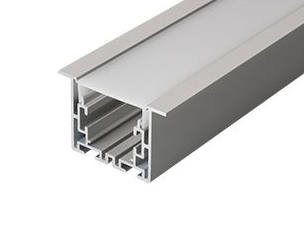 Профиль с экраном S2-LINIA55-F-2500 ANOD+OPAL Arlight