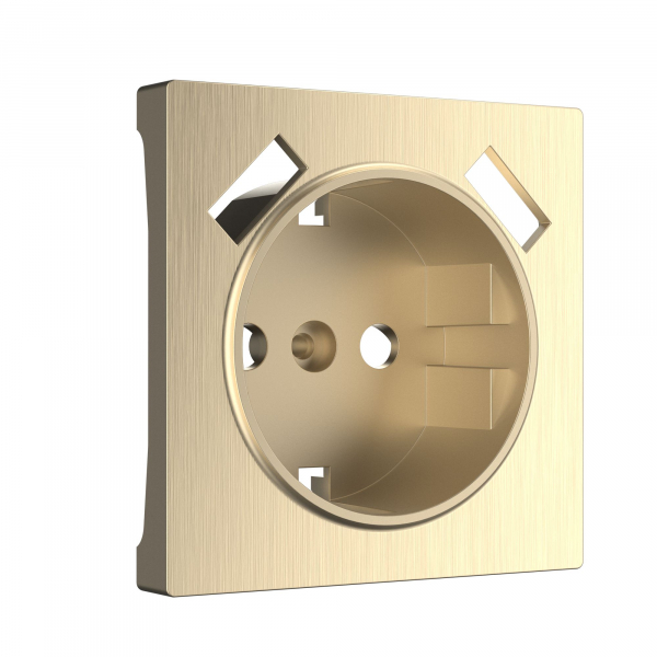 Werkel Шампань Рифленый Накладка для розетки USB WL10-USB-CP/