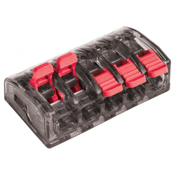 EKF СМК 221-415 Клемма 5 отв. 0.2-4.0 мм2 (100шт.) plc-smk-221-415
