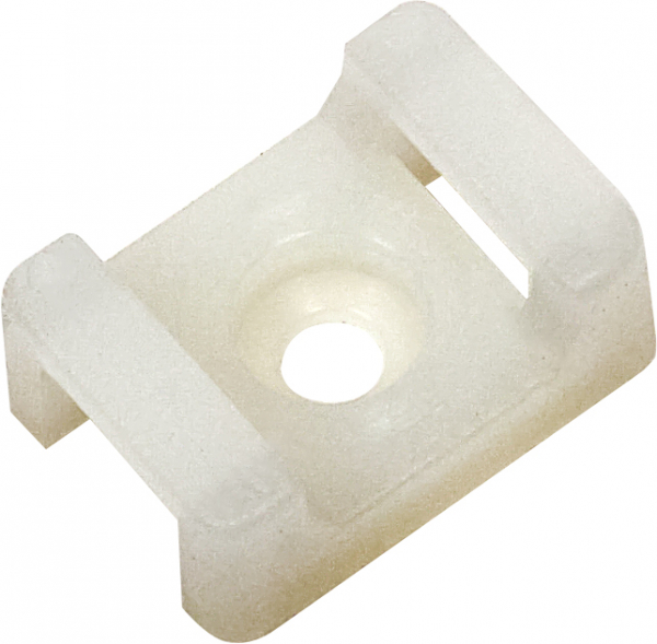 Площадка монтажная под винт 22х16х5 белая ПМ (100шт) IEK