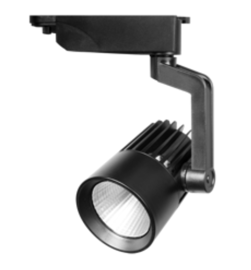 Светильник трековый Jazzway PTR 0125-2 25w 4000K 24град BL (чёрный) IP40
