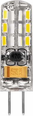 Feron LB-420 (2W) 12V G4 2700K капсула силикон