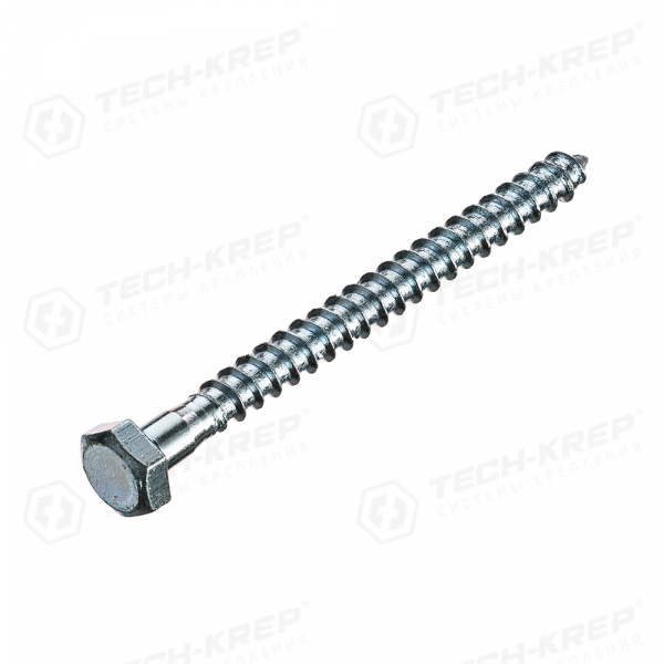 Шуруп сантехнический DIN571 6х70 (шт.) - накл. Tech-Krep
