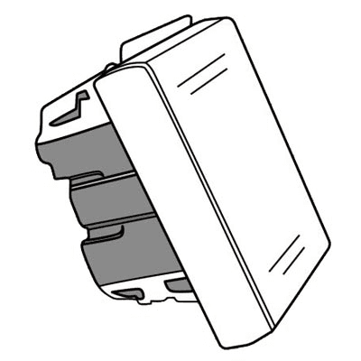Модерн v2.0 12 Оптик 1000мм (12Вт/м) 48В DC CRI80 3000К 70° (Профиль, козырек, транзитное штепсельное соединение)