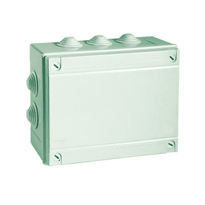 Коробка ответвительная DKC 53800 Коробка ответвительная с кабельными вводами, IP55, 100х100х50мм 53800