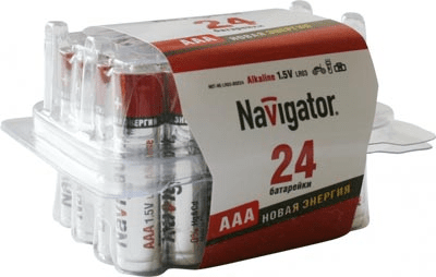 Элемент питания Navigator NBT NE-LR03-BP24 94 787 (кратно 24)