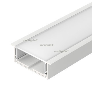 Arlight Профиль с экраном SL-LINIA88-F-2500 WHITE+OPAL (ARL, Алюминий)