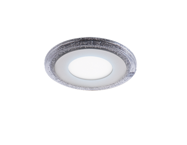 Светильник светодиодный встраиваемый Gauss Bubbles BL315 Кругл. 3+3W, LED 4000K, 350лм,103х31мм,Ø80
